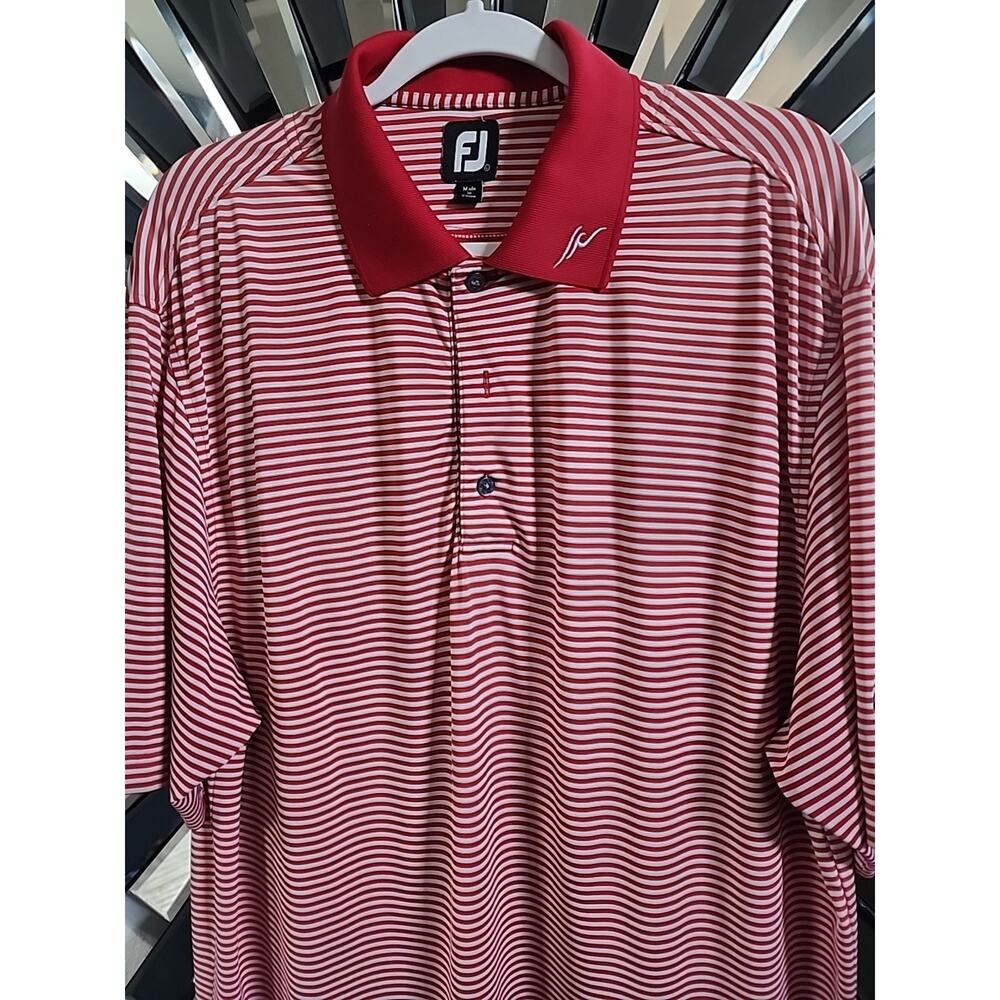 Foot joy, polo red straight, extra large.\nShirt